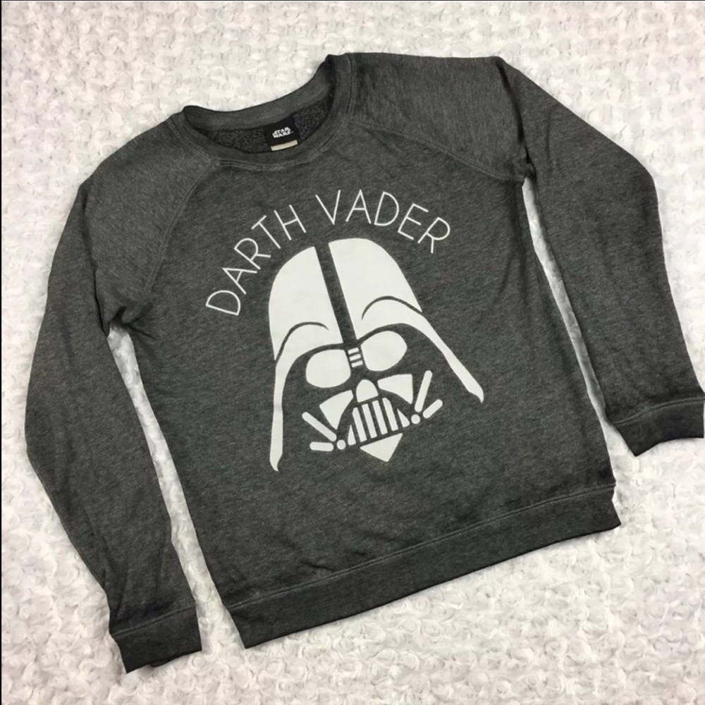 Star‎ Wars Darth Vader Longsleeve Gray Sweatshirt